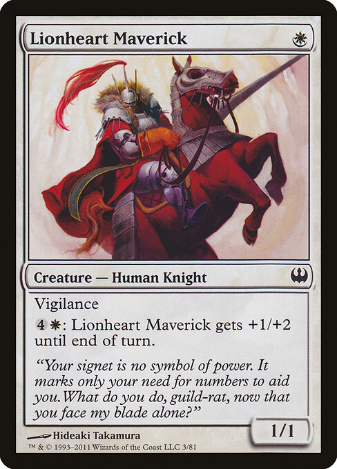 Lionheart Maverick — art by Hideaki Takamura
