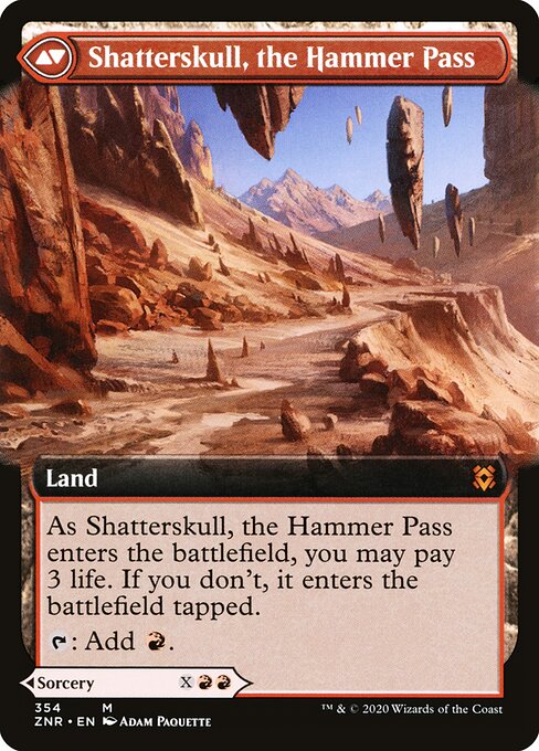 Shatterskull Smashing // Shatterskull, the Hammer Pass — art by Adam Paquette