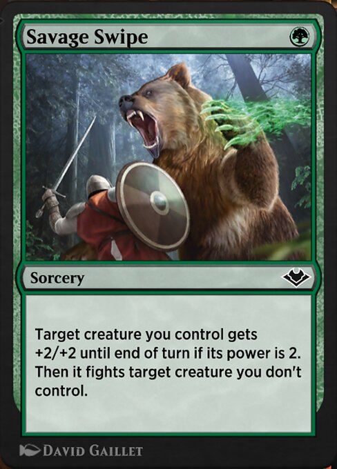 Savage Swipe — art by David Gaillet
