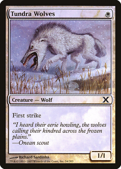 Tundra Wolves — art by Richard Sardinha
