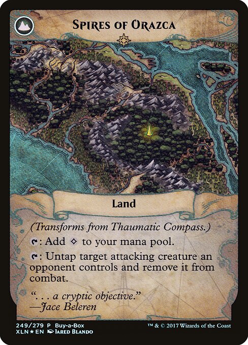 Thaumatic Compass // Spires of Orazca — art by Jared Blando