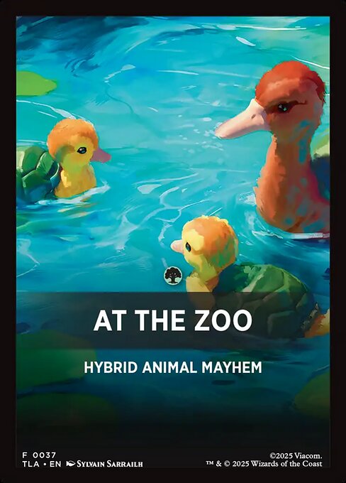 At the Zoo — art by Sylvain Sarrailh
