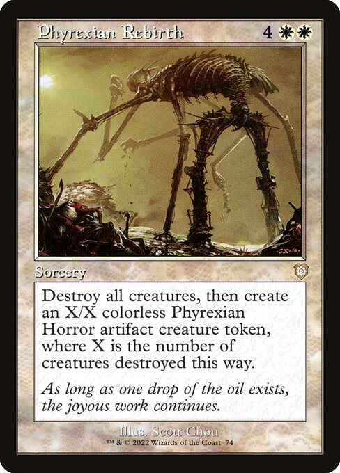 Phyrexian Rebirth — art by Scott Chou