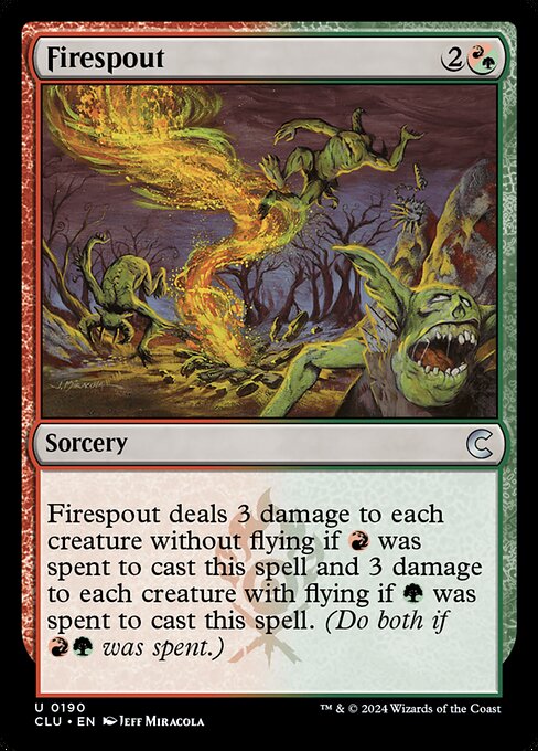 Firespout — art by Jeff Miracola