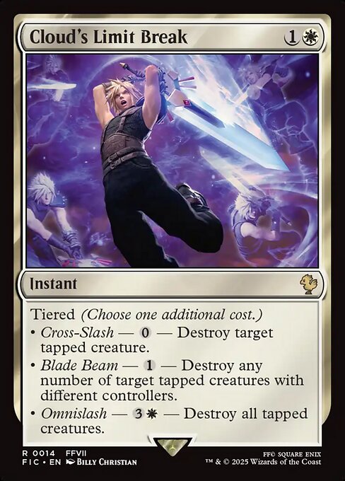Cloud's Limit Break — art by Billy Christian