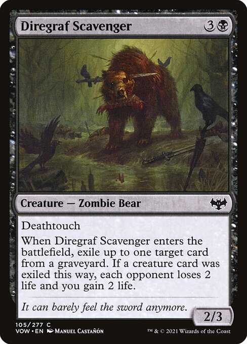 Diregraf Scavenger — art by Manuel Castañón