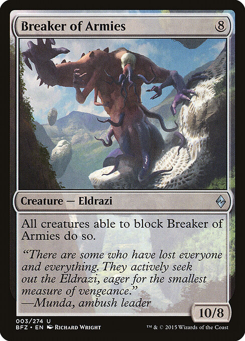 Breaker of Armies — art by Richard Wright