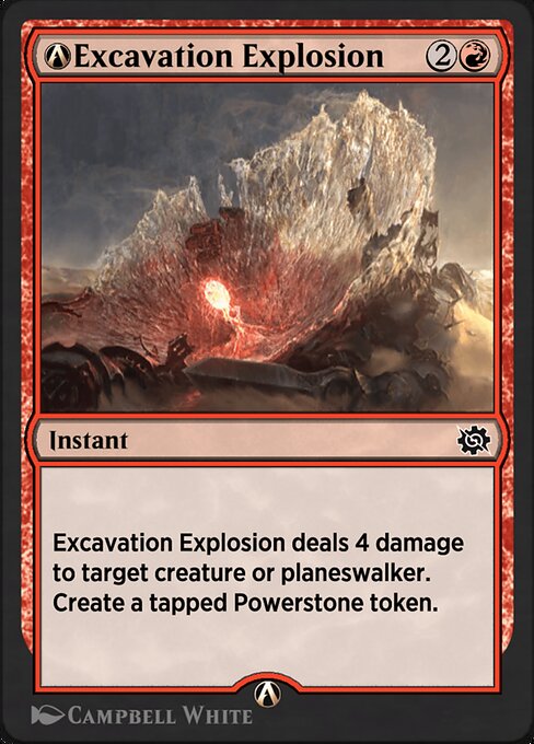 A-Excavation Explosion — art by Campbell White