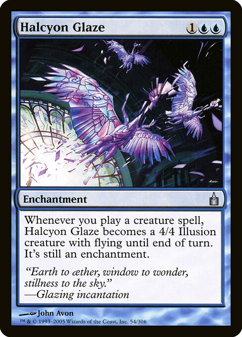Halcyon Glaze — art by John Avon