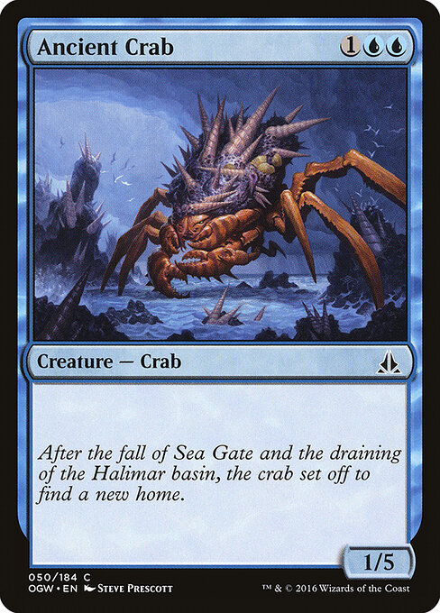 Ancient Crab — art by Steve Prescott
