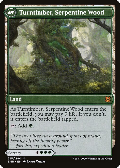 Turntimber Symbiosis // Turntimber, Serpentine Wood — art by Randy Vargas