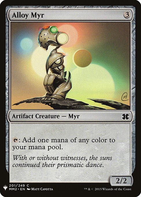 Alloy Myr — art by Matt Cavotta