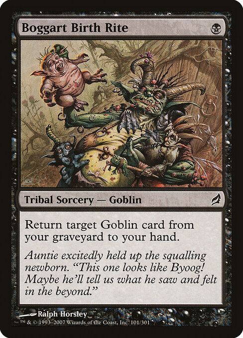 Boggart Birth Rite — art by Ralph Horsley