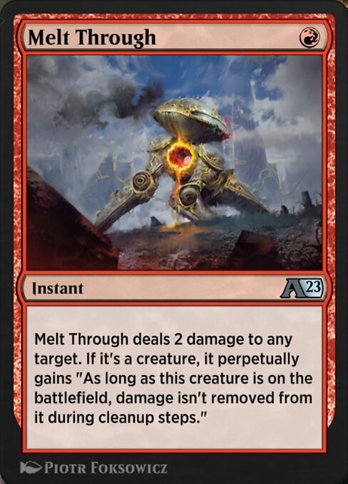 Melt Through — art by Piotr Foksowicz