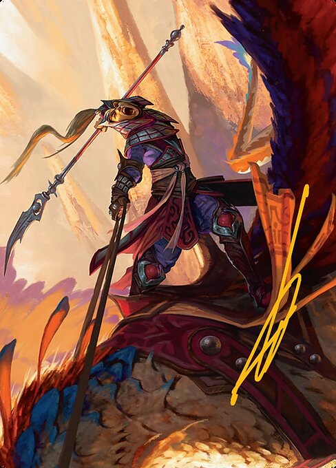 Dragonback Lancer // Dragonback Lancer — art by Diego Gisbert