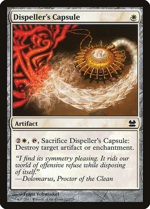 Dispeller's Capsule — art by Franz Vohwinkel