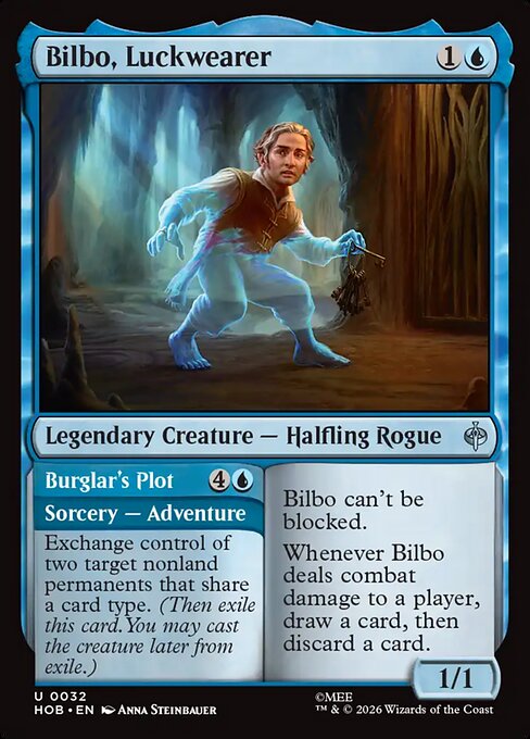 Bilbo, Luckwearer // Burglar's Plot — art by Anna Steinbauer