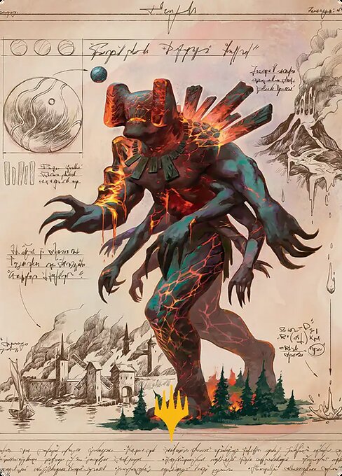 Magmablood Archaic // Magmablood Archaic — art by Gintas Galvanauskas