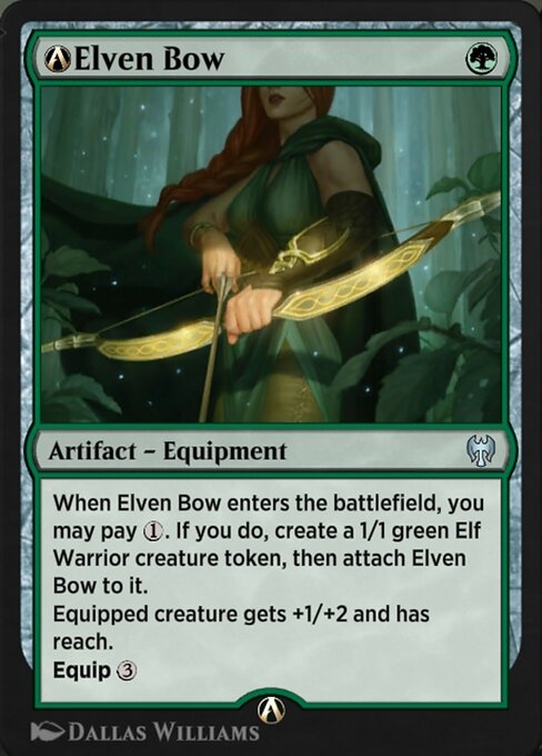 A-Elven Bow — art by Dallas Williams