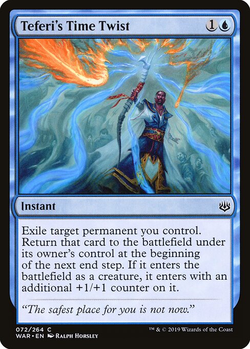 Teferi's Time Twist — art by Ralph Horsley