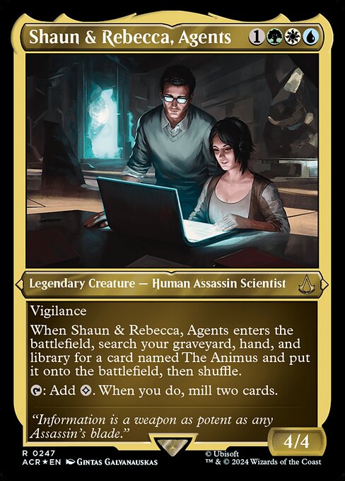 Shaun & Rebecca, Agents — art by Gintas Galvanauskas