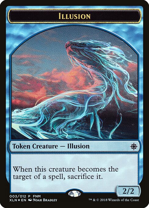 Illusion // Saproling — art by Noah Bradley