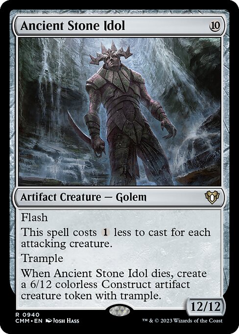 Ancient Stone Idol — art by Josh Hass