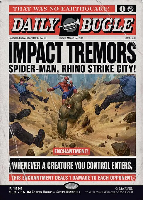 Impact Tremors — art by Zoltan Boros & Scott Okumura