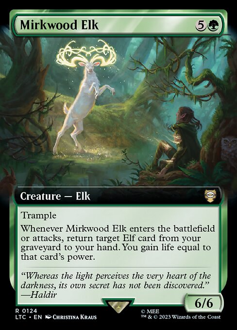 Mirkwood Elk — art by Christina Kraus
