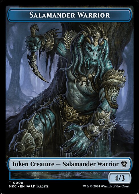 Salamander Warrior — art by J.P. Targete