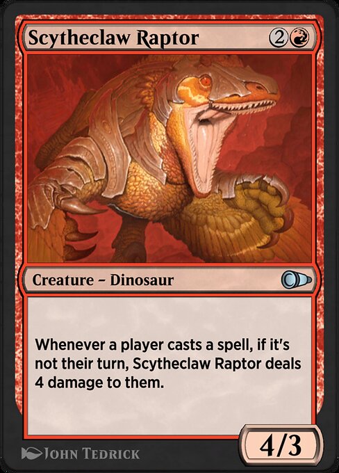 Scytheclaw Raptor — art by John Tedrick