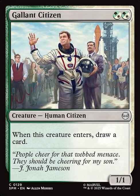 Gallant Citizen — art by Allen Morris