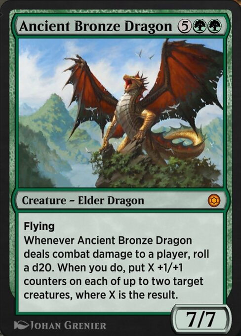 Ancient Bronze Dragon — art by Johan Grenier