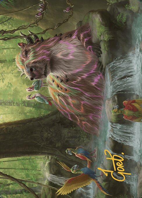 Basking Capybara // Basking Capybara — art by Ilse Gort
