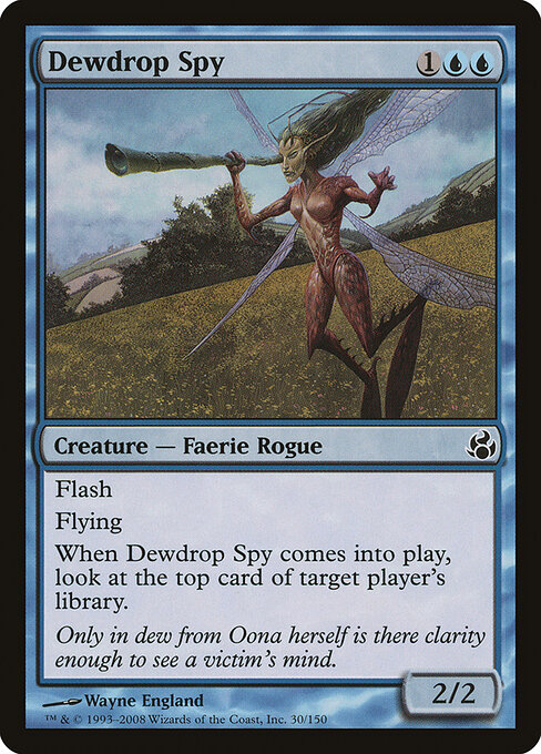 Dewdrop Spy — art by Wayne England