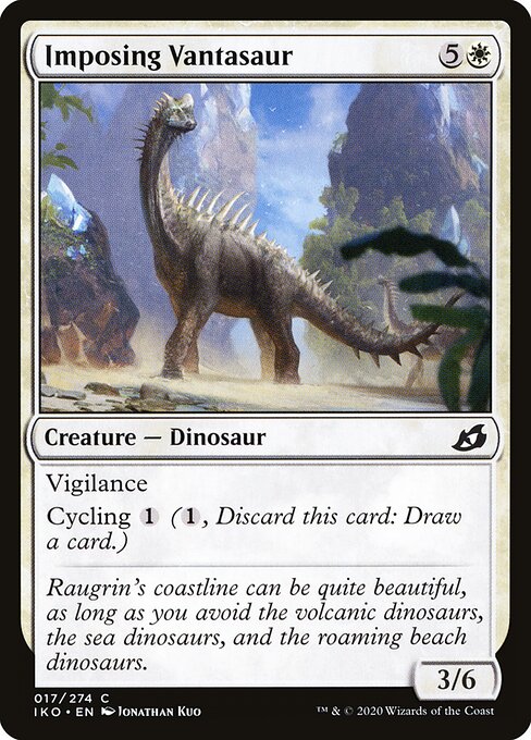 Imposing Vantasaur — art by Jonathan Kuo