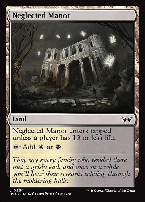 Neglected Manor — art by Carlos Palma Cruchaga