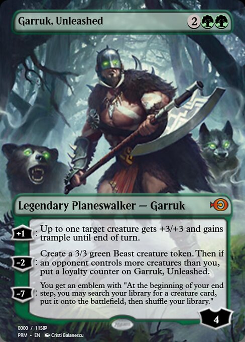 Garruk, Unleashed — art by Cristi Balanescu