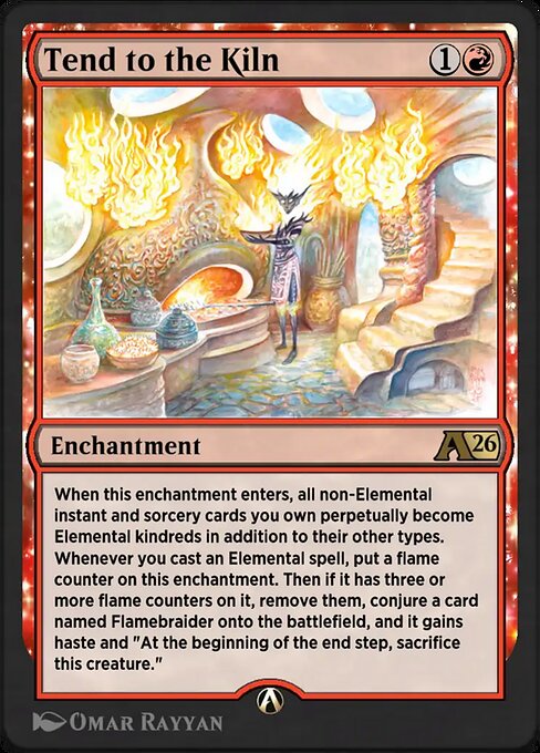 Tend to the Kiln — art by Omar Rayyan