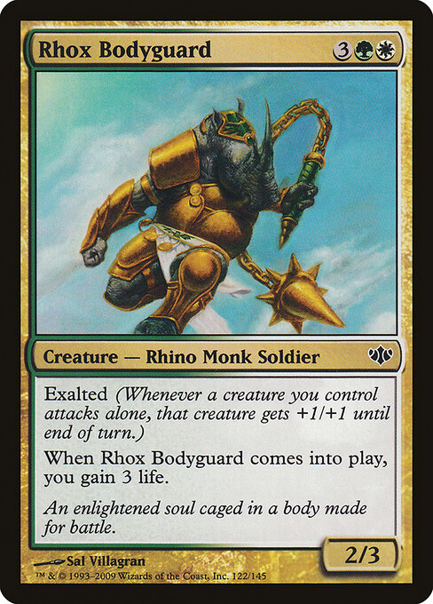 Rhox Bodyguard — art by Sal Villagran