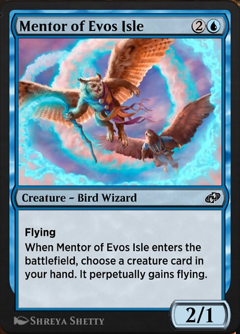 Mentor of Evos Isle — art by Shreya Shetty