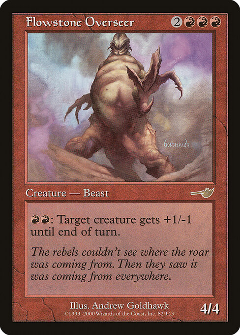 Flowstone Overseer — art by Andrew Goldhawk