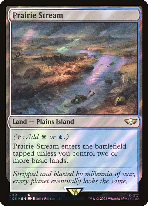 Prairie Stream — art by Henry Peters