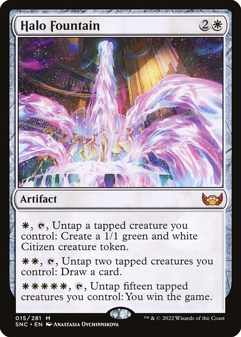 Halo Fountain — art by Anastasia Ovchinnikova