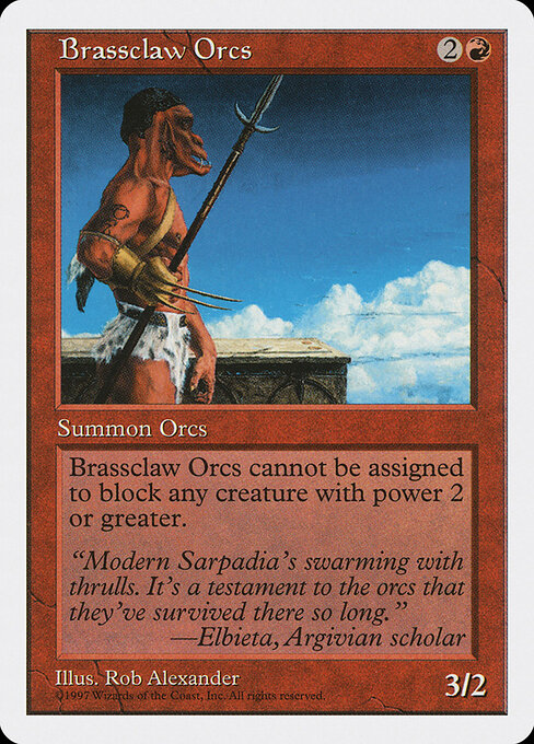 Brassclaw Orcs — art by Rob Alexander