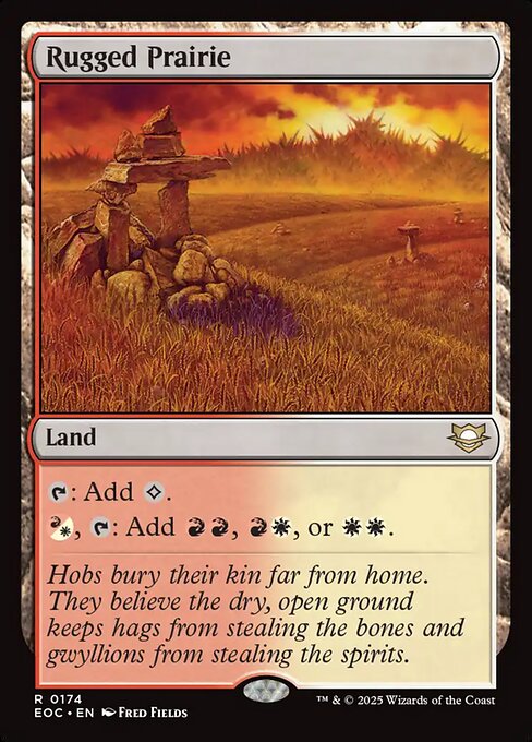 Rugged Prairie — art by Fred Fields