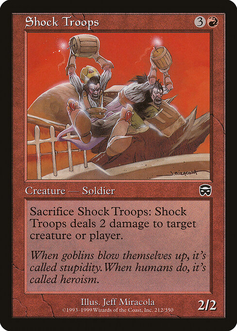 Shock Troops — art by Jeff Miracola