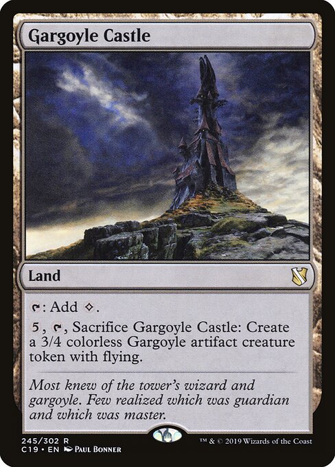 Gargoyle Castle — art by Paul Bonner