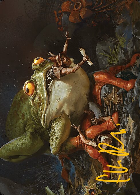 Rampant Frogantua // Rampant Frogantua — art by Filipe Pagliuso