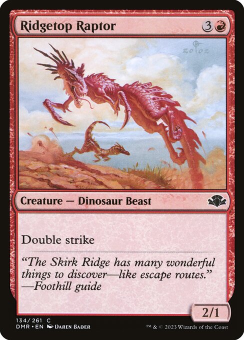 Ridgetop Raptor — art by Daren Bader